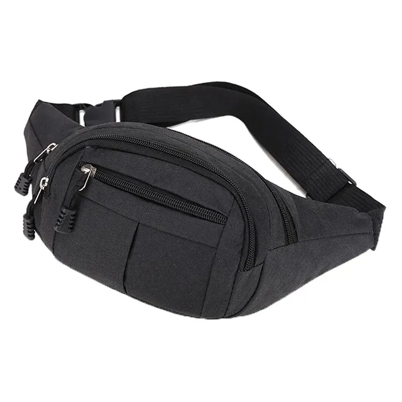 Men's Waist Pack Nylon Sport Fanny Bags Boy Drop Leg Bags Hip Bum Belt Bag Travel Riding Motorcycle Crossbody Purse Pouch