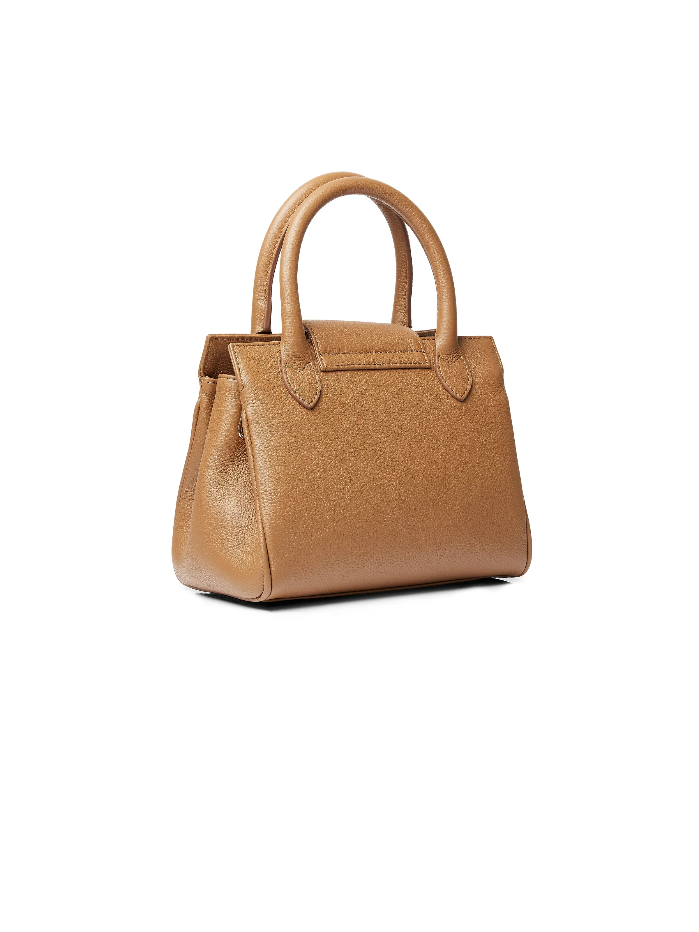 Mini Windsor Handbag - Pebbled Tan Leather