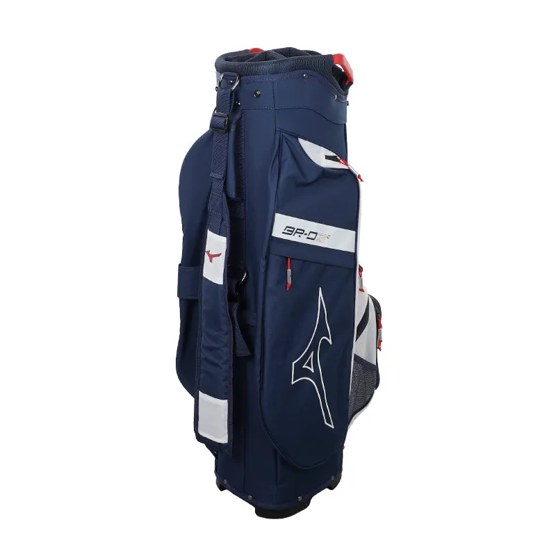 MIZUNO BR-D3C Cart Bag (Navy/Red)