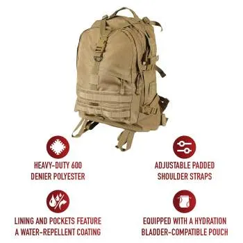 MOLLE Large Transport Tactical Backpack Pack