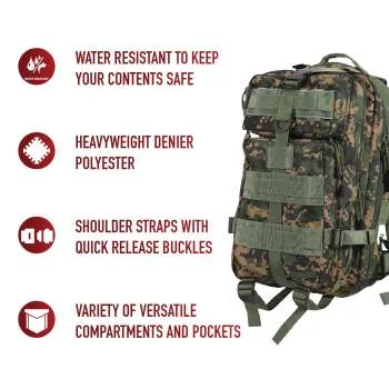 MOLLE Medium Transport Tactical Backpack Pack