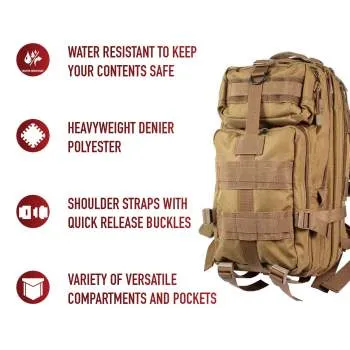 MOLLE Medium Transport Tactical Backpack Pack