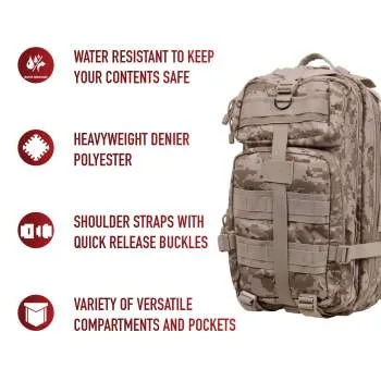 MOLLE Medium Transport Tactical Backpack Pack