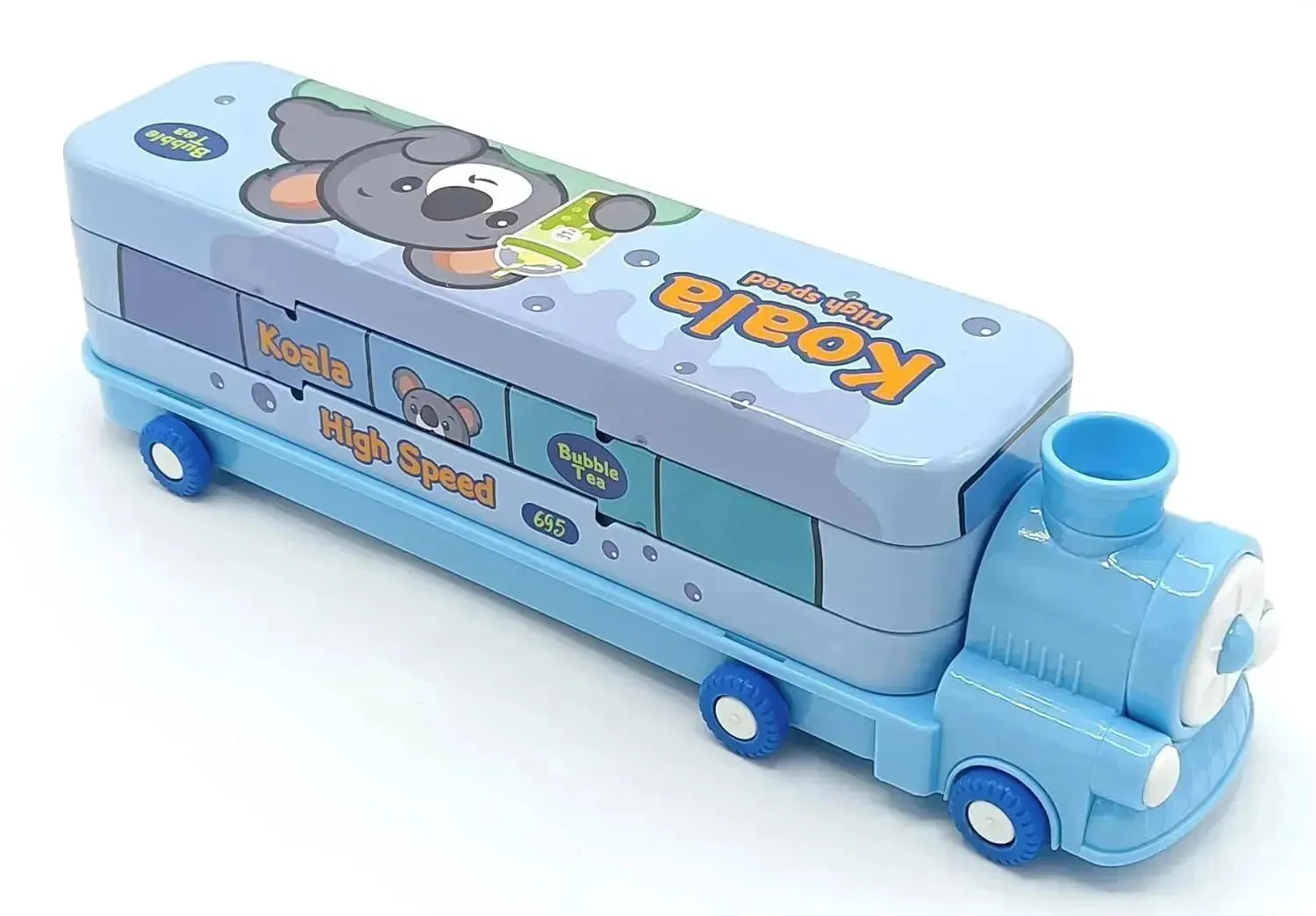 Moving Train Multifunction Pencil Geometry Box