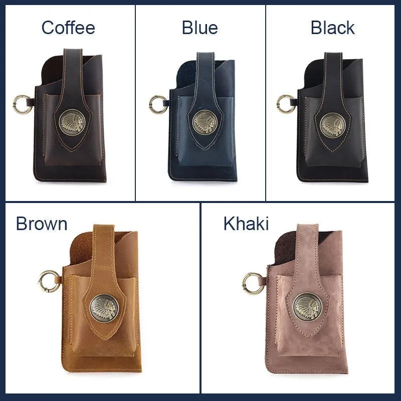 Multifunctional Leather Mobile Phone Bag