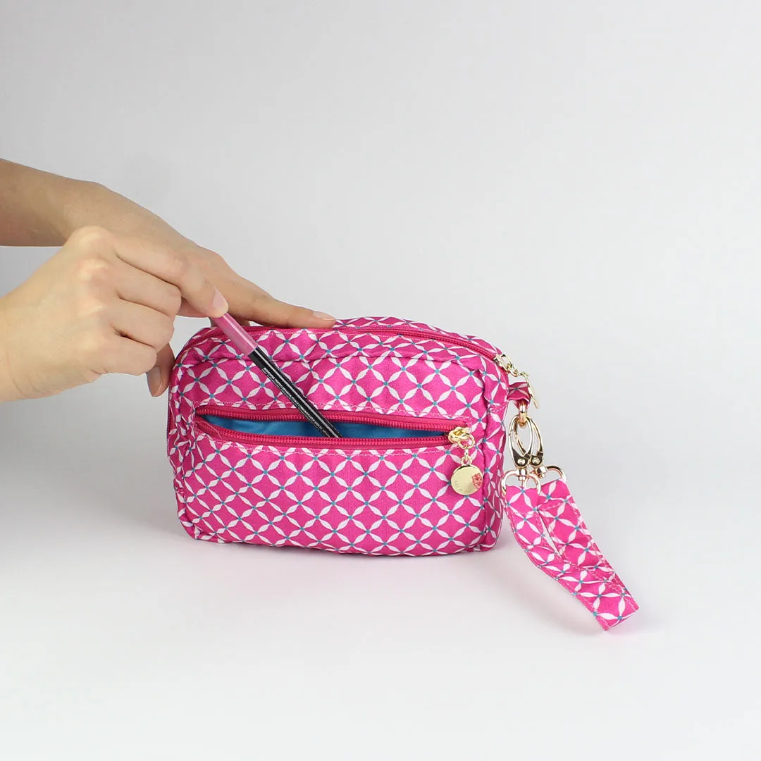 Multipurpose pouch Jay Set Pattern Fuchsia