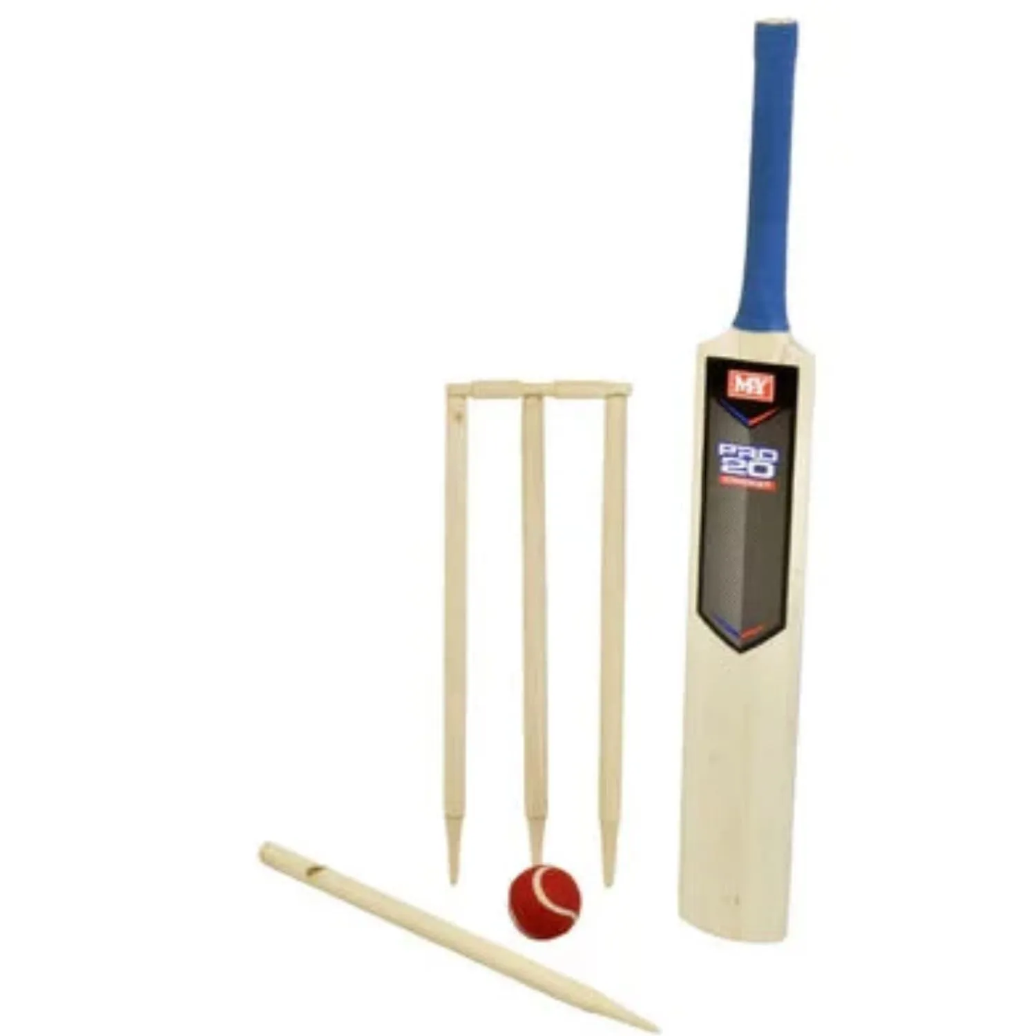 M.Y Size 5 Wooden Cricket Set With Carry Bag