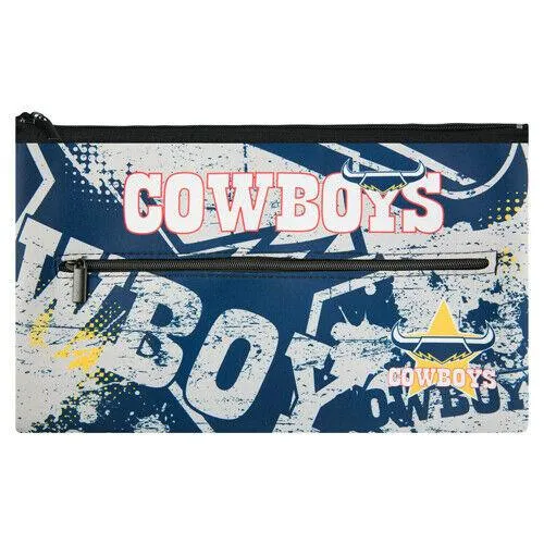 NRL Pencil Case - School - Work - Large - North Queensland Cowboys