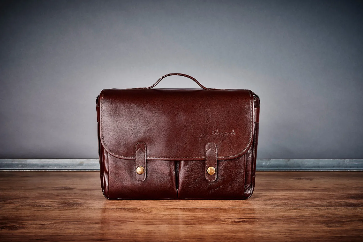 Oberwerth München Large Leather Camera Bag - Vintage Brown