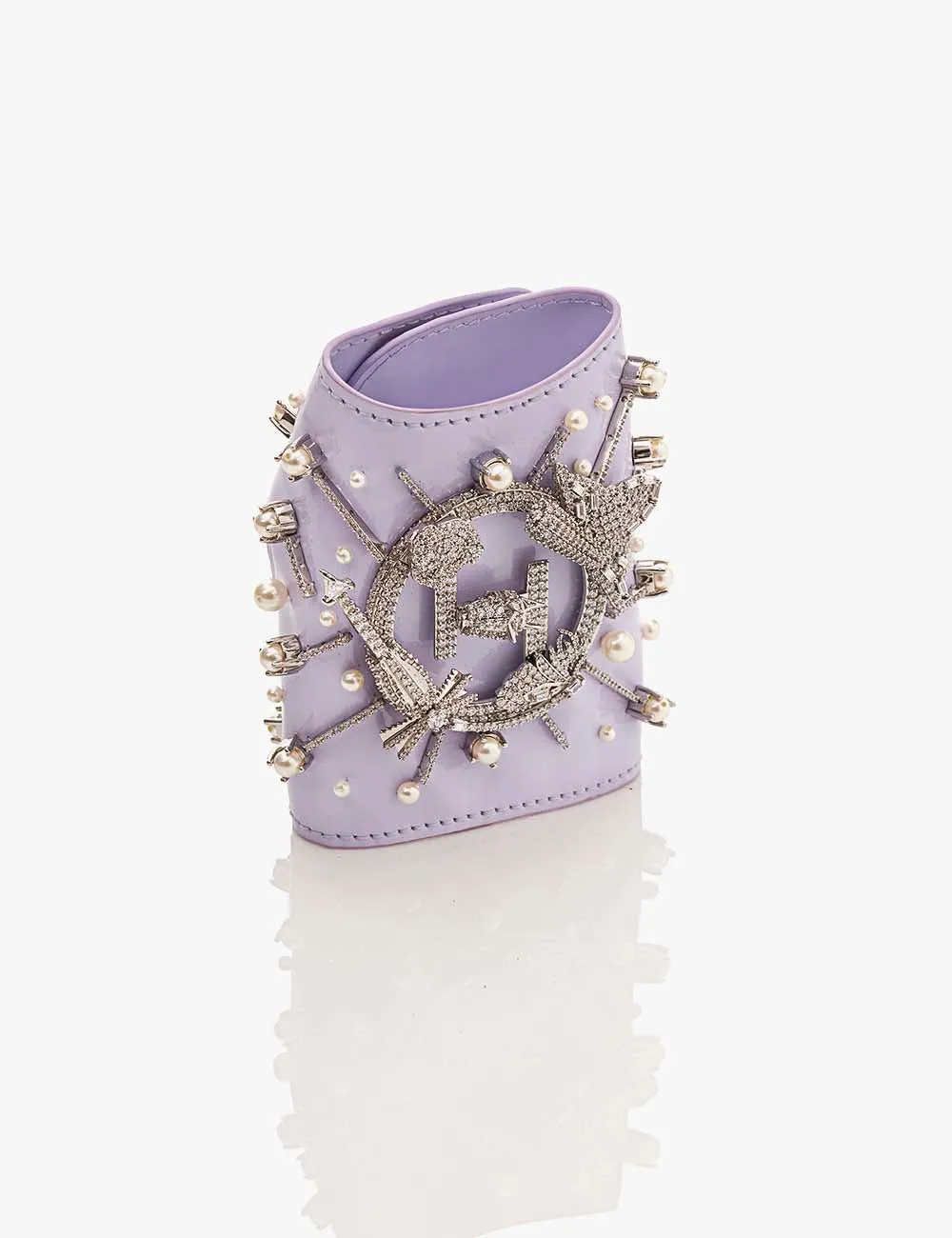 OH V Jewelled Glovelettes in Lavender