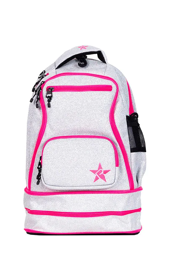 Opalescent Rebel Baby Dream Bag with Pink Zipper