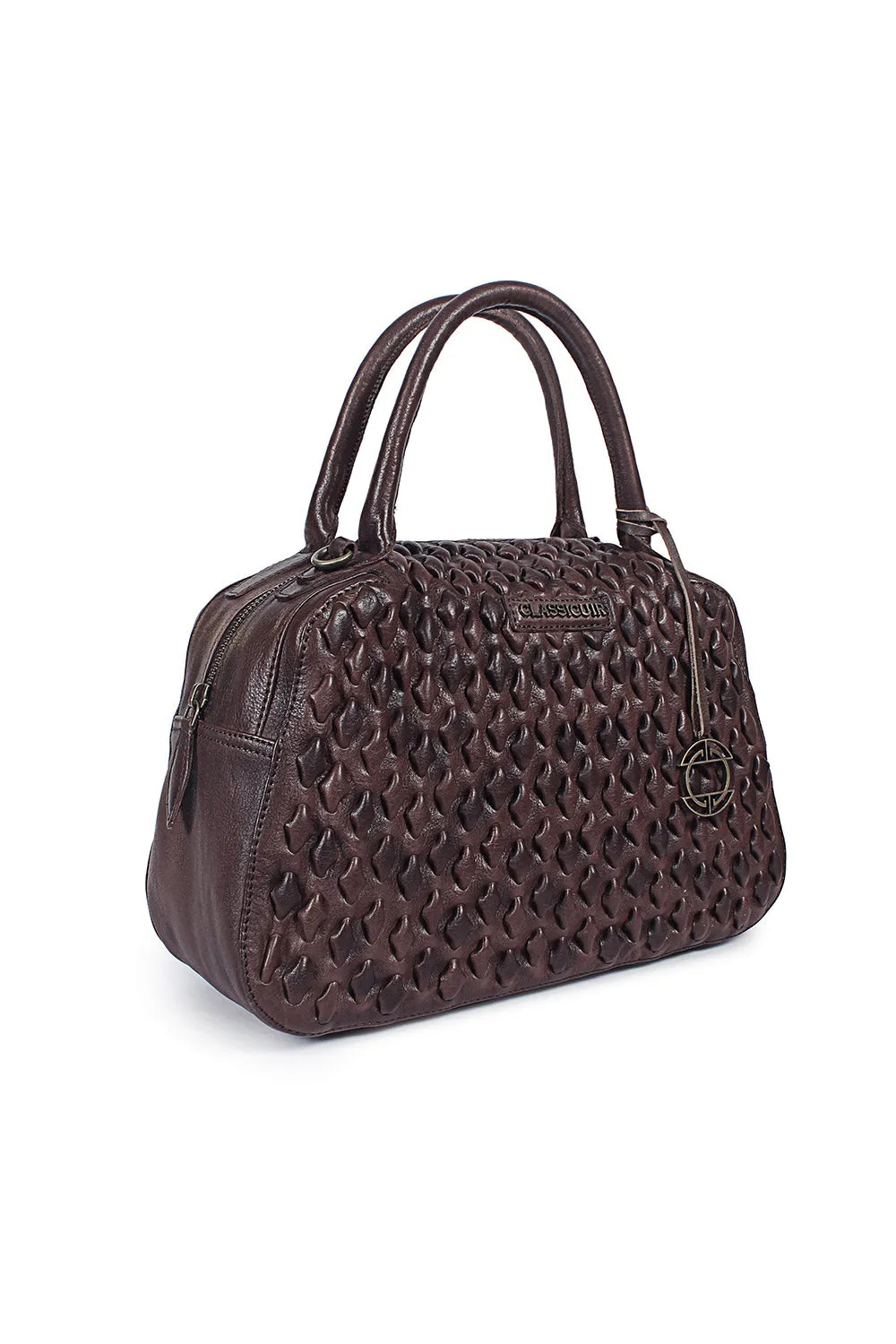 Orleans Padded Weave Bowler Bag