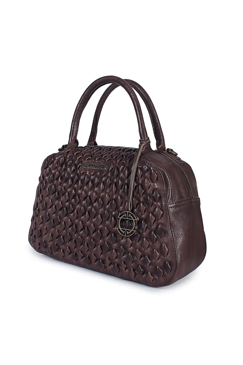 Orleans Padded Weave Bowler Bag