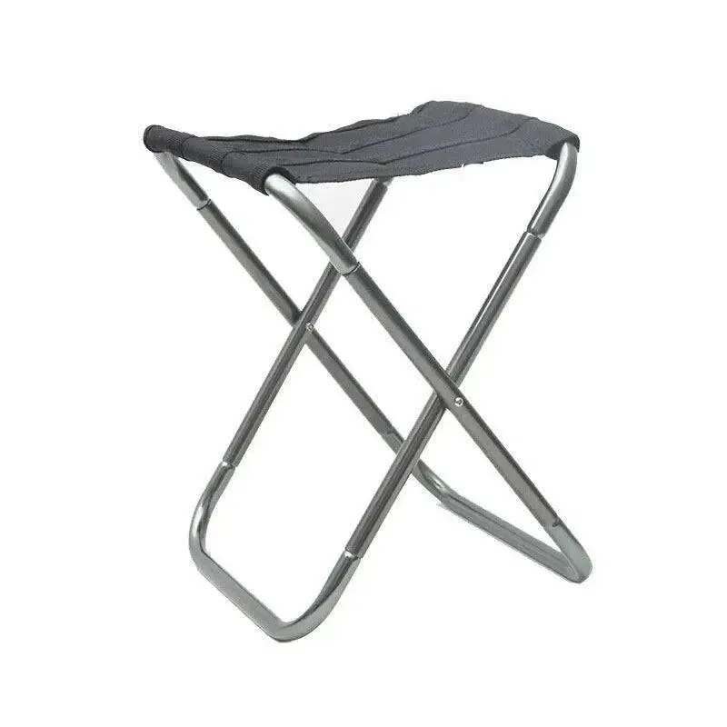 Outdoor Camping Chair Golden Aluminum Alloy Folding Chair With Bag Stool Seat Fishing Camping