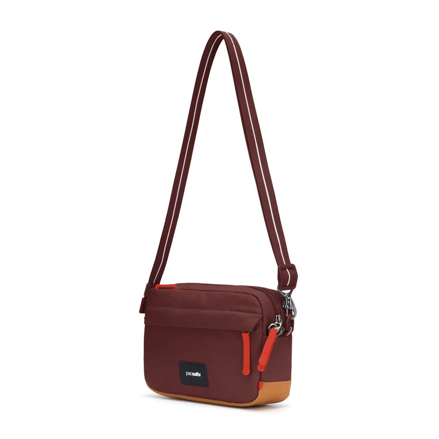 Pacsafe GO crossbody Garnet Red