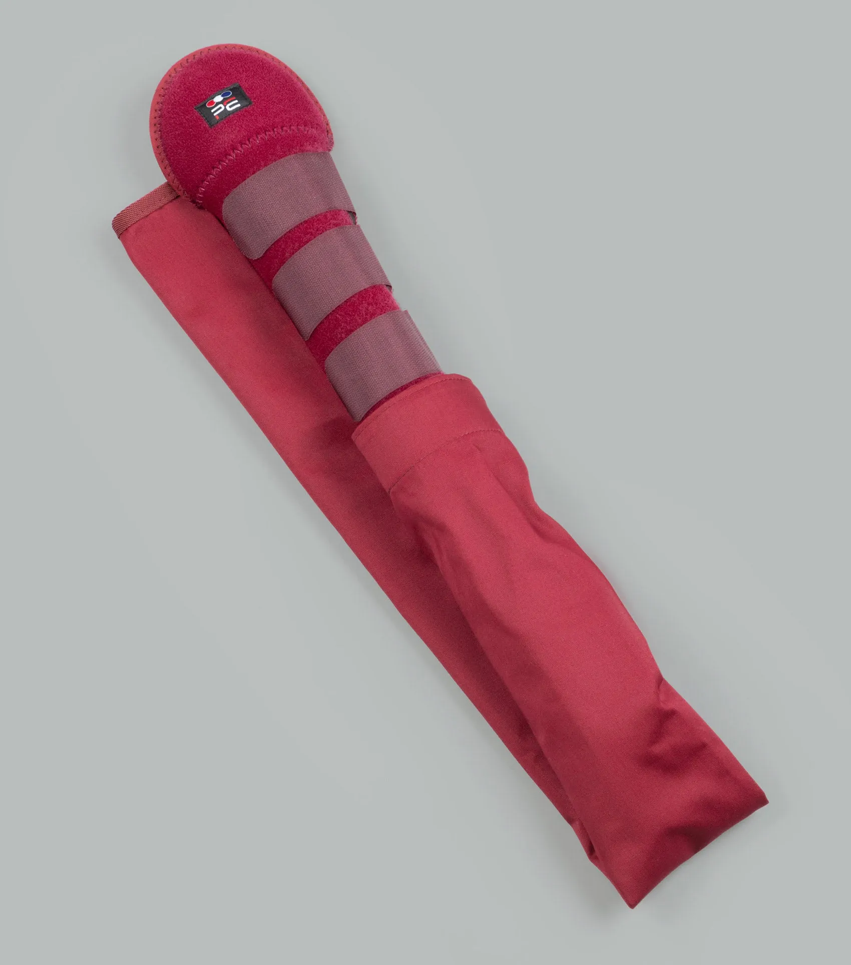 Padded Horse Tail Guard with Tail Bag Burgundy