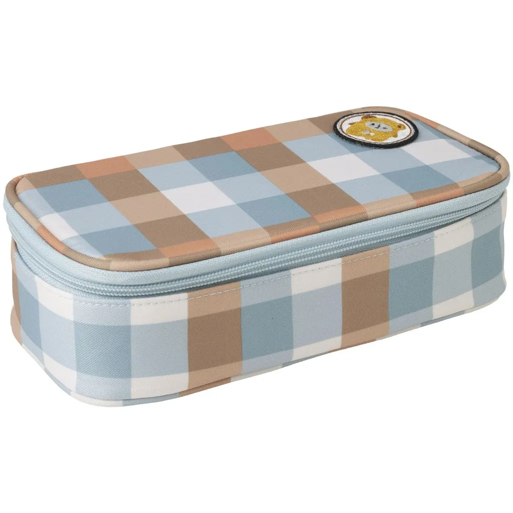 Pencil Case - Cottage Blue Checks