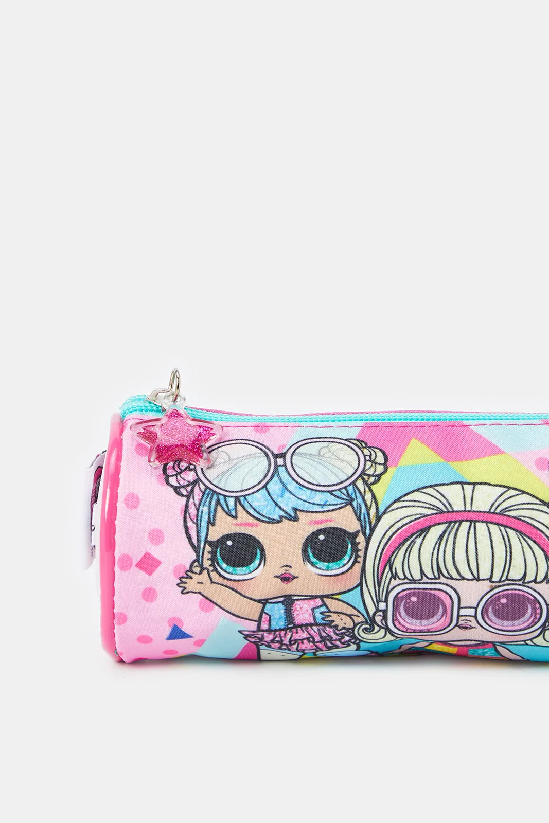 Pink And Blue Lol Surprise Print Pencil Case