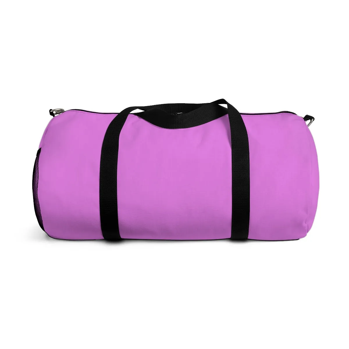 Pink Unisex Duffle Bag, Best Solid Pink Color All Day Small 20"Long Or Large 23"Long Size Duffel Bag - Made in USA