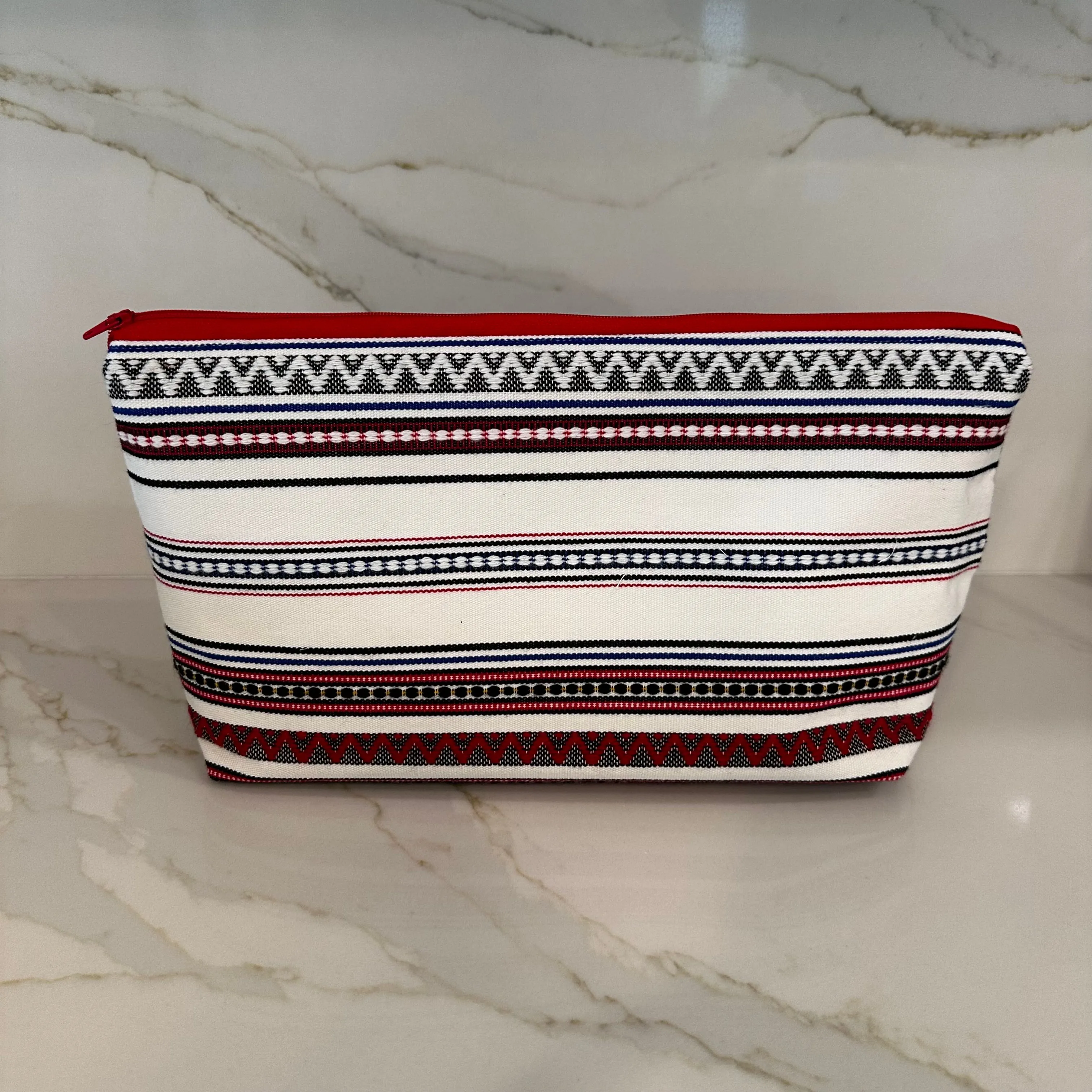 Plateia Cretan Stripes Zipper Bags