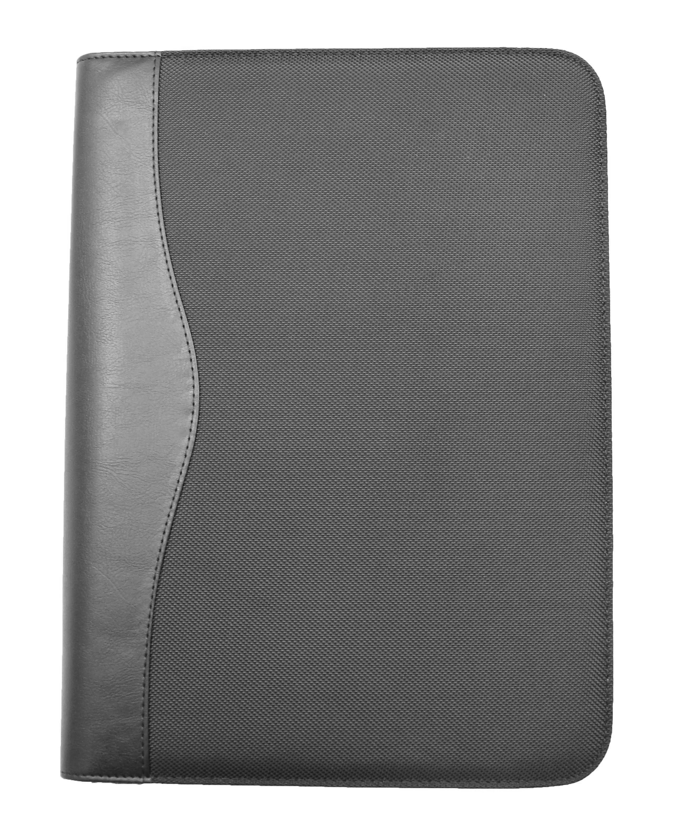 Portfolio Case with Calculator and Removable A4 Writing Pad Black