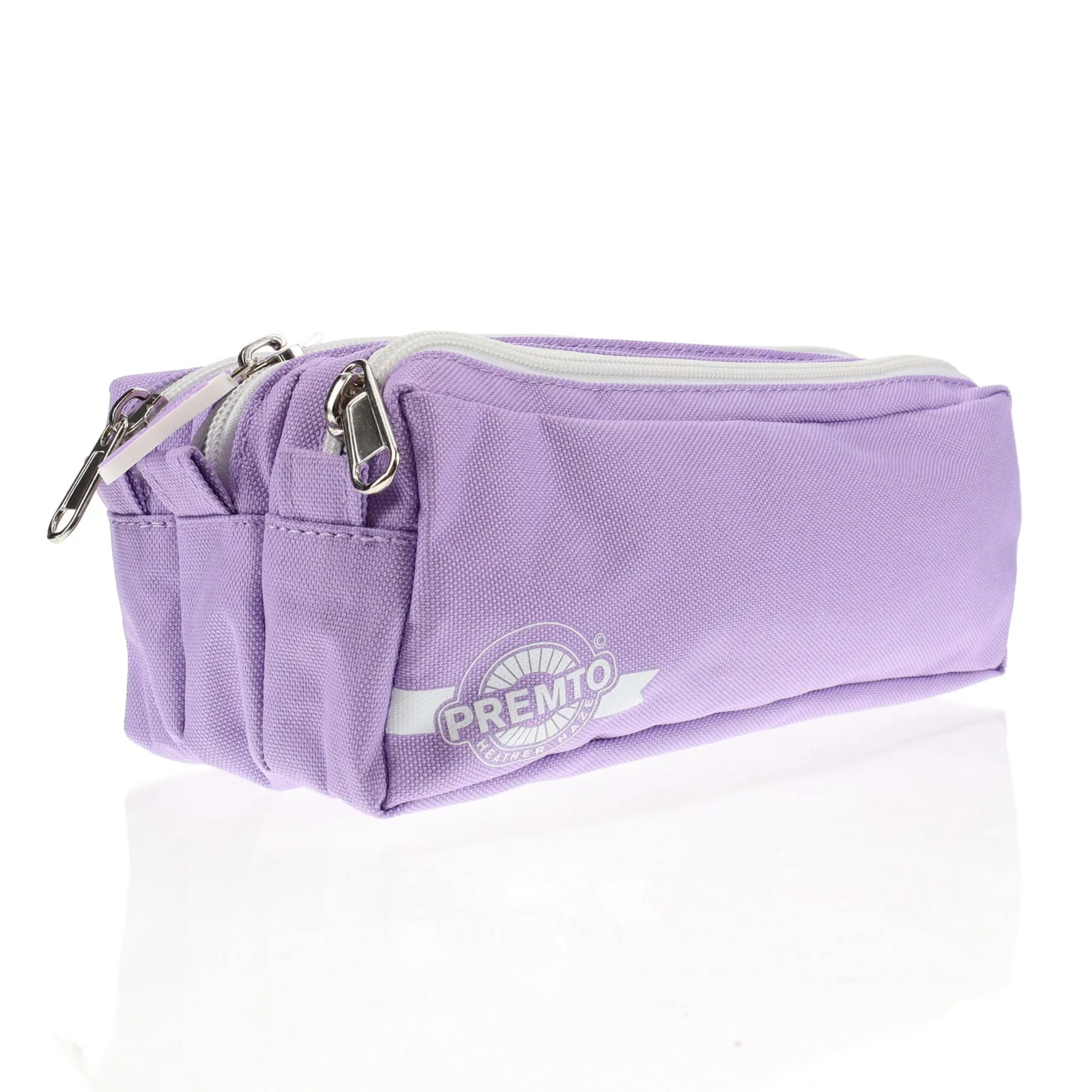 Premto - Pencil Case - 3 Pocket - Pastel - Heather Haze