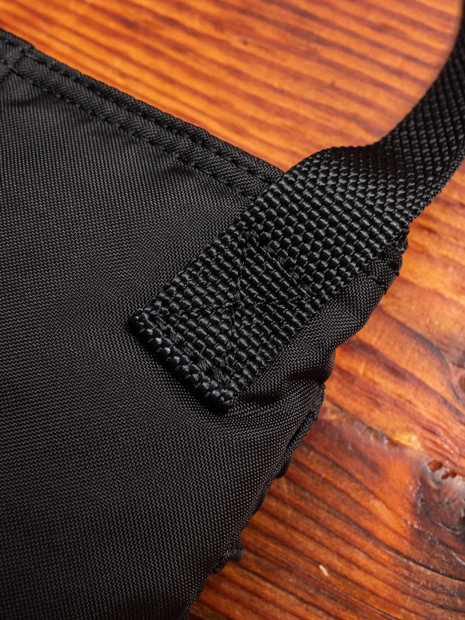 "Force" Shoulder Pouch in Black