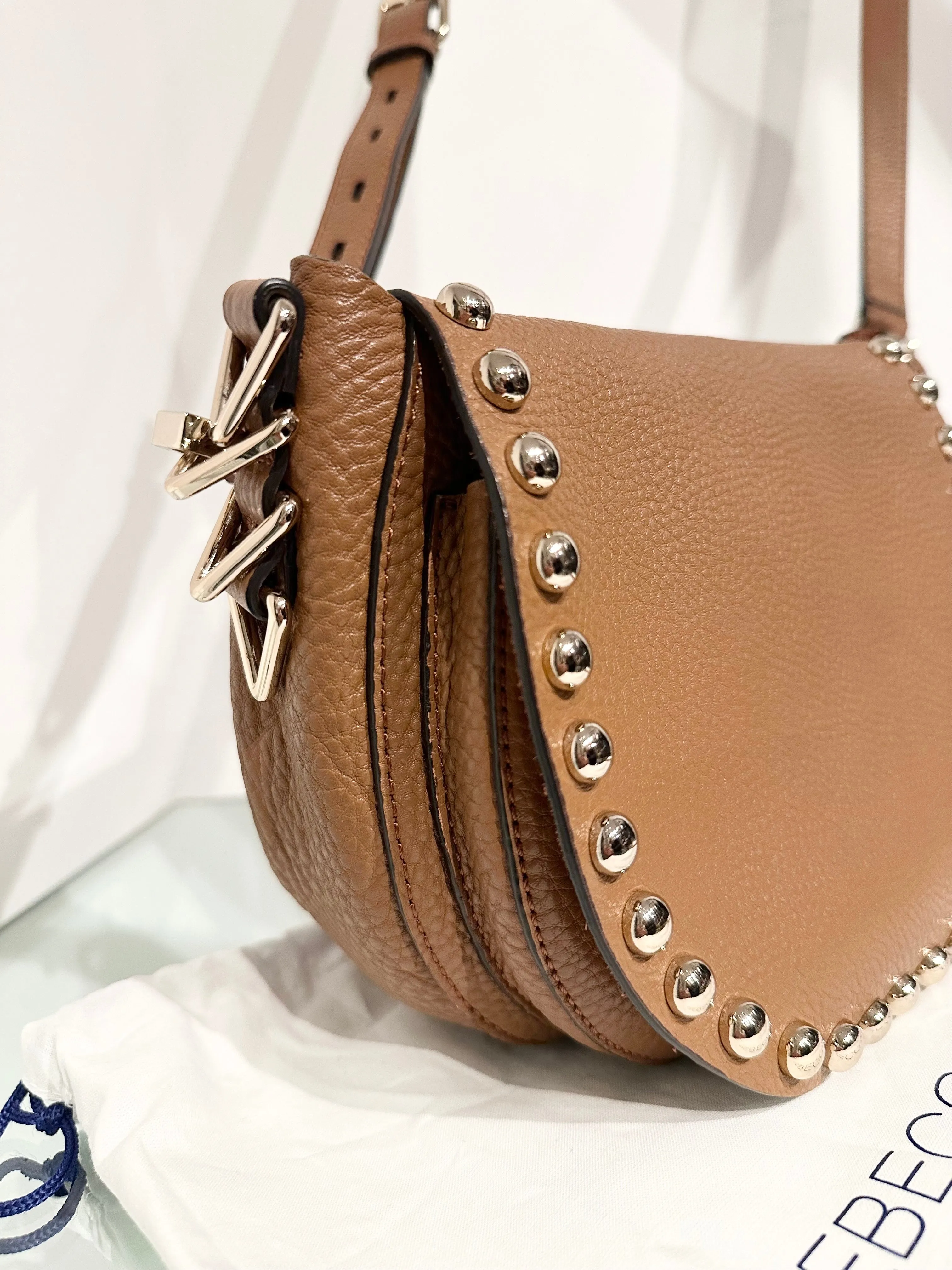 REBECCA MINKOFF Studded Leather Crossbody Bag