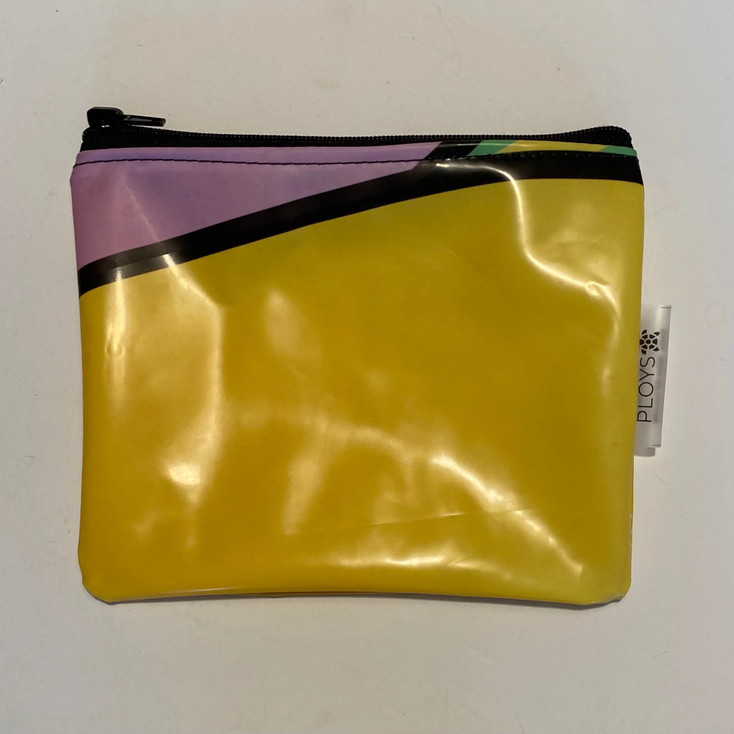 Recycled Square Purse, Zippered Pouch, Period Undies, Wet Bag - ex inflatables - variety of colours