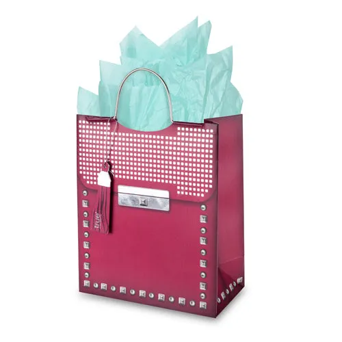 Red Studded Gift Bag