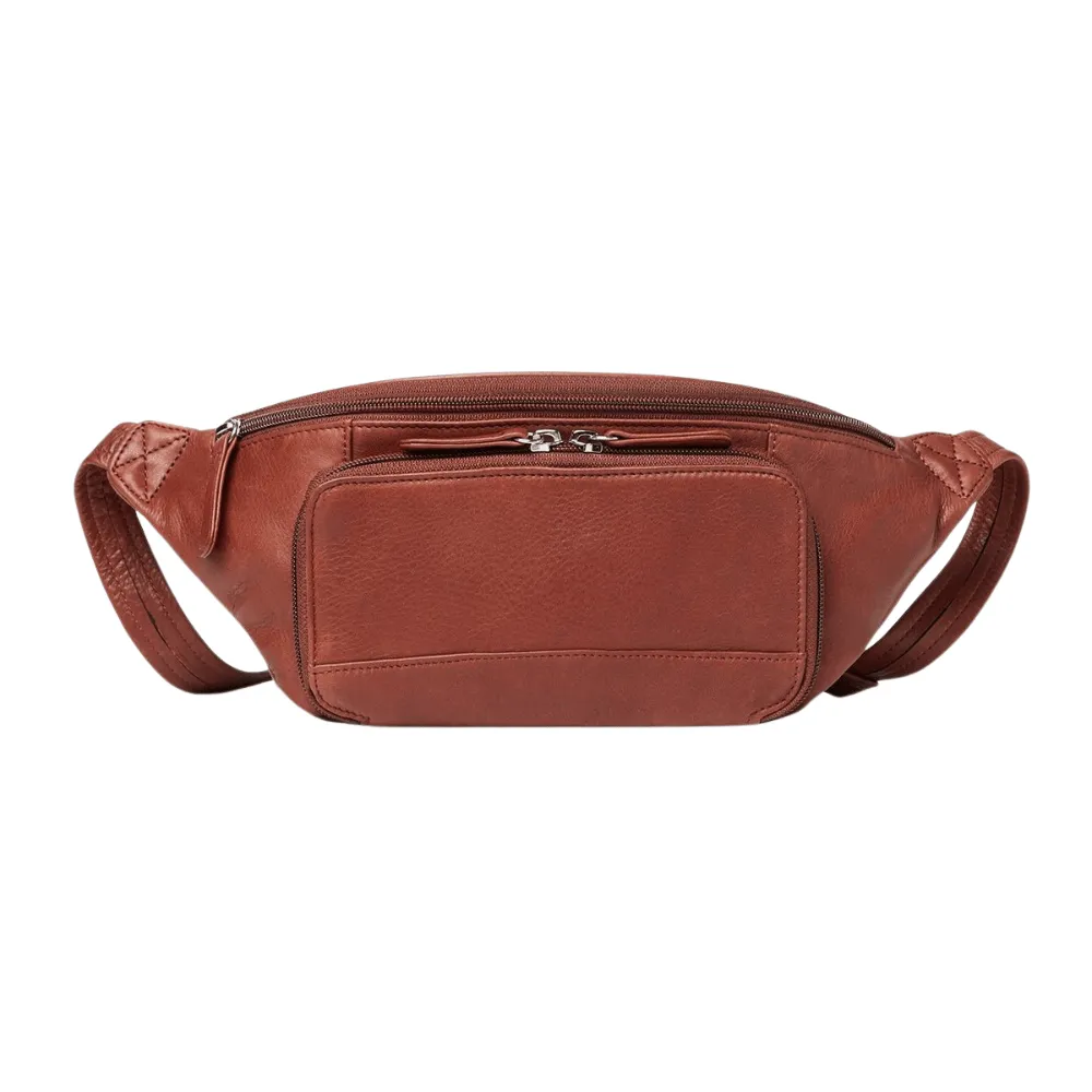 RFID Organizer Waistpack | Brandy