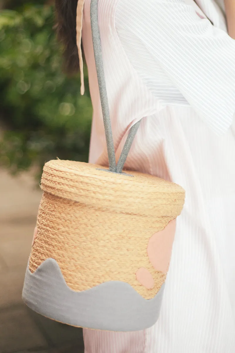 Rivedoux raffia bag