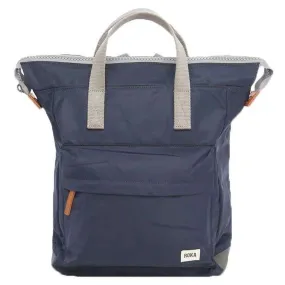 Roka Bantry B Medium Sustainable Nylon Backpack - Midnight Navy