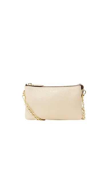 Saben Lily Mini Bag Biscotti with Gold Chain