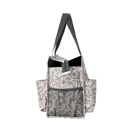 SALE! Floral Vines NGIL Zippered Caddy Organizer Tote Bag