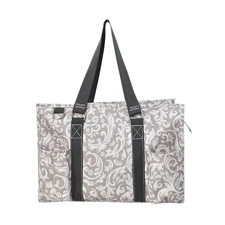 SALE! Floral Vines NGIL Zippered Caddy Organizer Tote Bag