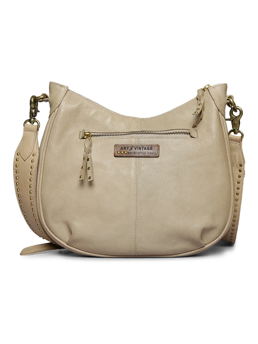 SAVIO: Embellished crossbody leather bag