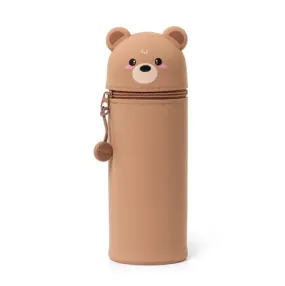 Silicone Pencil Case - Teddy Bear