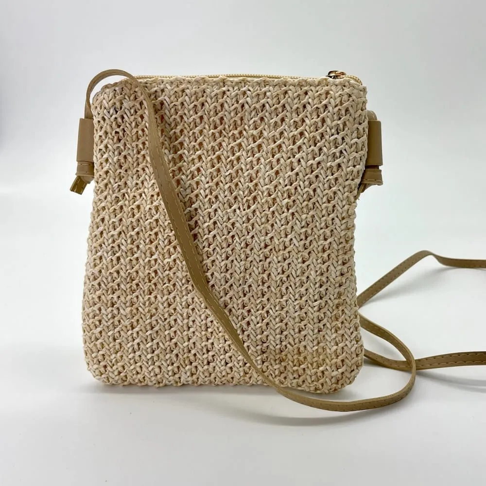 Small Straw Crossbody Bag