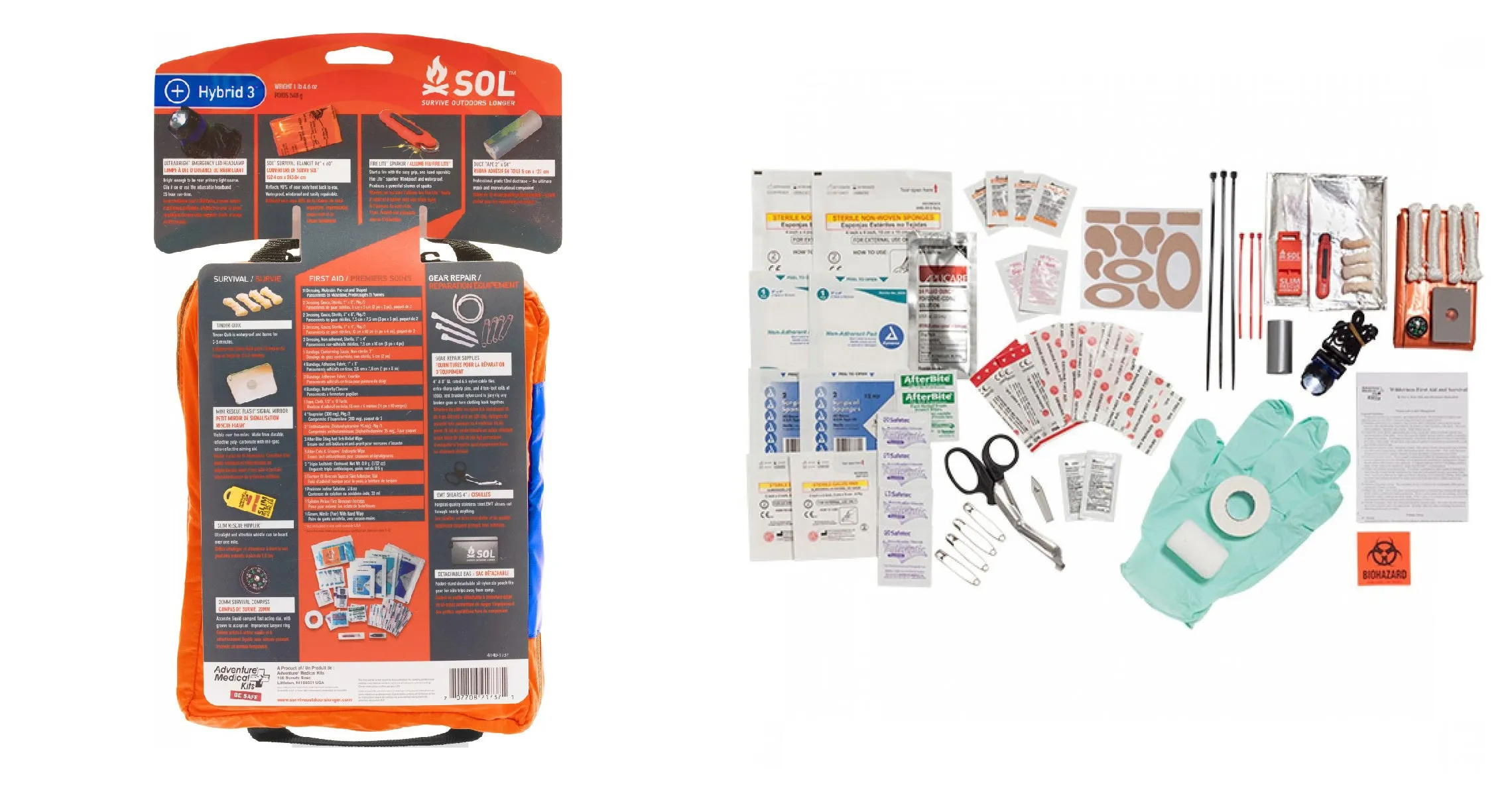 SOL Hybrid 3 in 1 Survival Kit