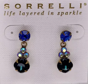 Sorrelli Simple Crystal Studded Earrings