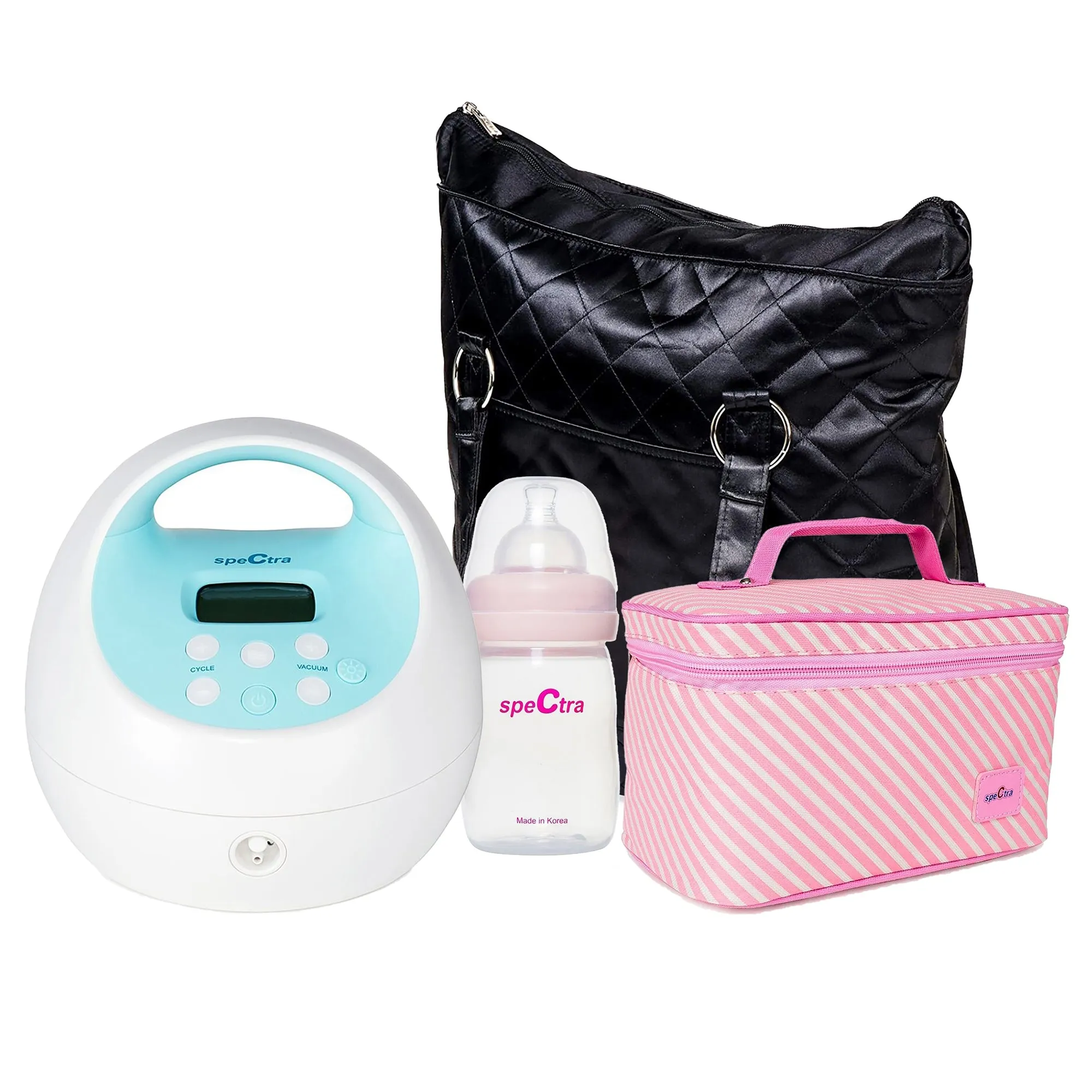 Spectra S1 Plus Bundle With Tote & Pink Cooler Kit