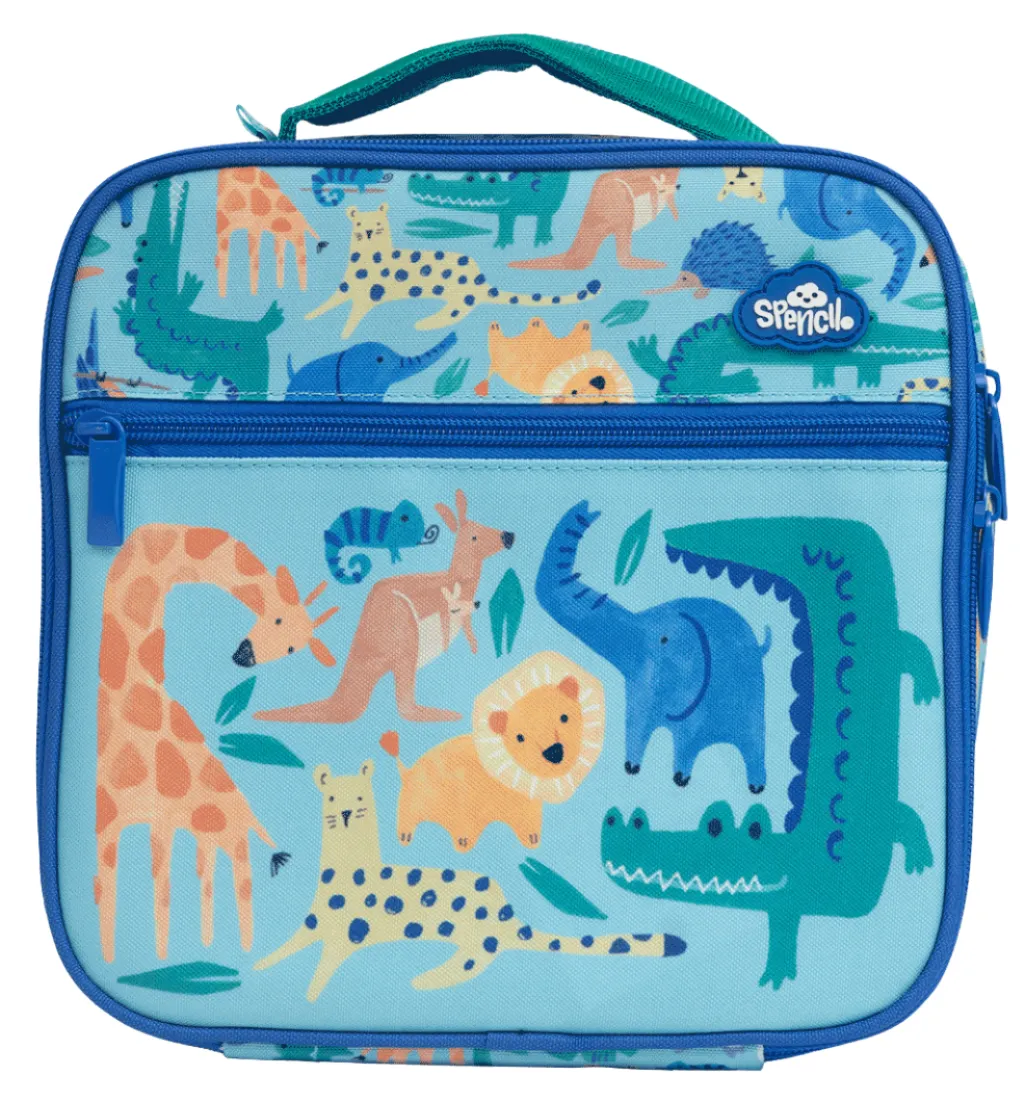 Spencil Little Cooler Lunch Bag   Chill Pack - Safari Puzzle