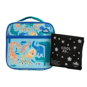 Spencil Little Cooler Lunch Bag   Chill Pack - Safari Puzzle