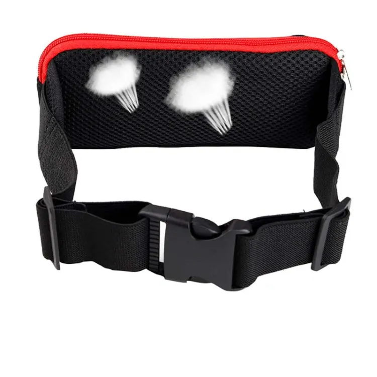 Sports Running Mobile Phone Waterproof Waist Bag, Specification:Under 7 inches(Pink)