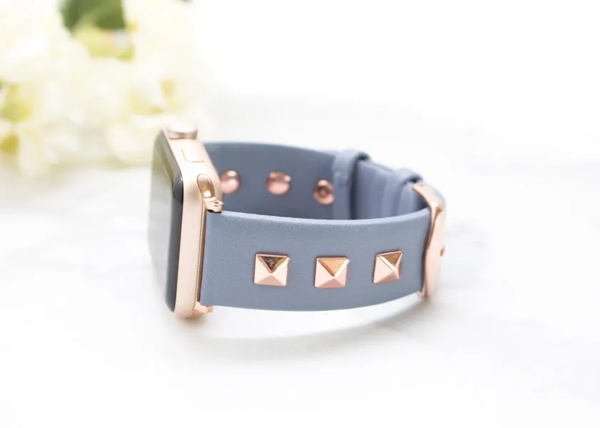 Stella Studded Leather Apple Watch Band