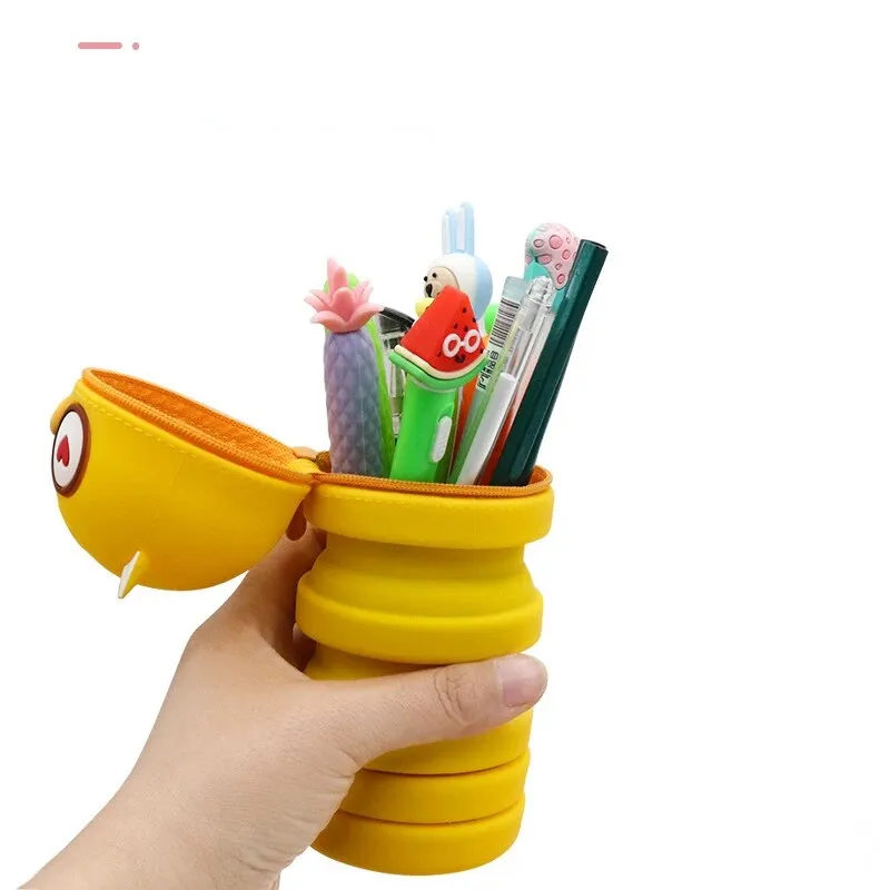 Stretchable Cartoon Flexible Pencil Case