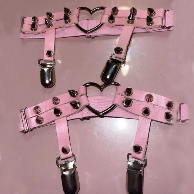 Studded Suspender Bands