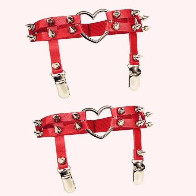 Studded Suspender Bands