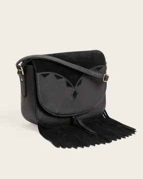 Sunny Mini Fringe Saddle Bag<parent>